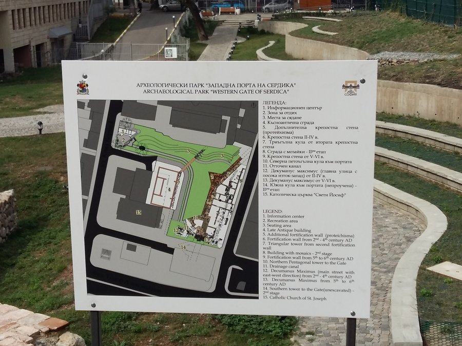 Археологически парк "Западна порта на Сердика" - София