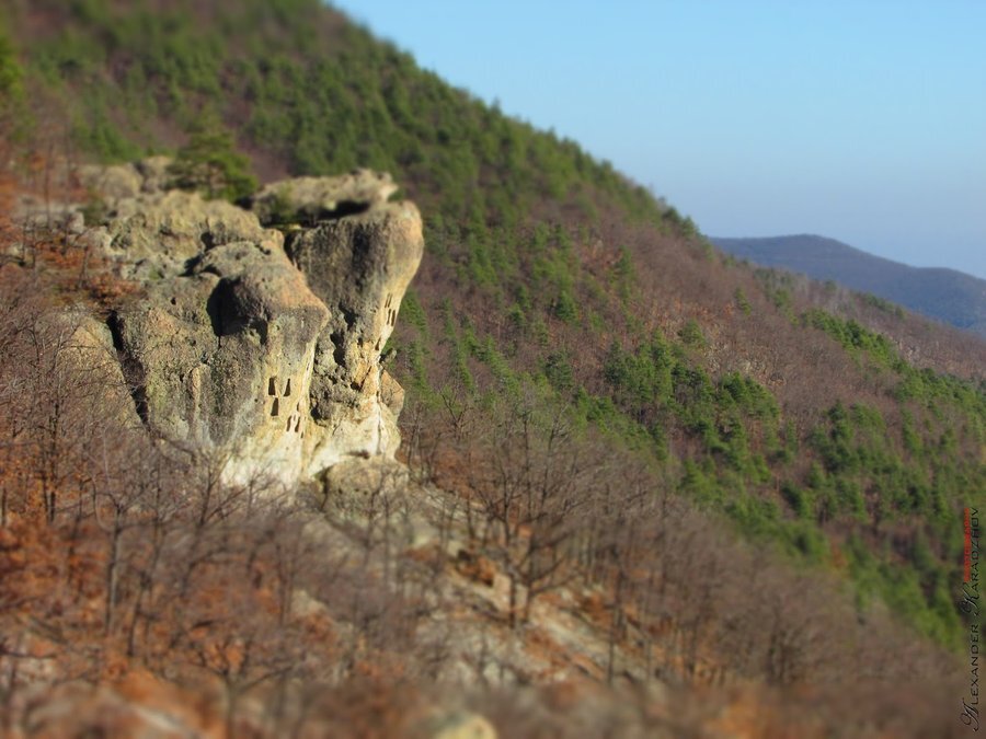 Пармак кая - Ночево