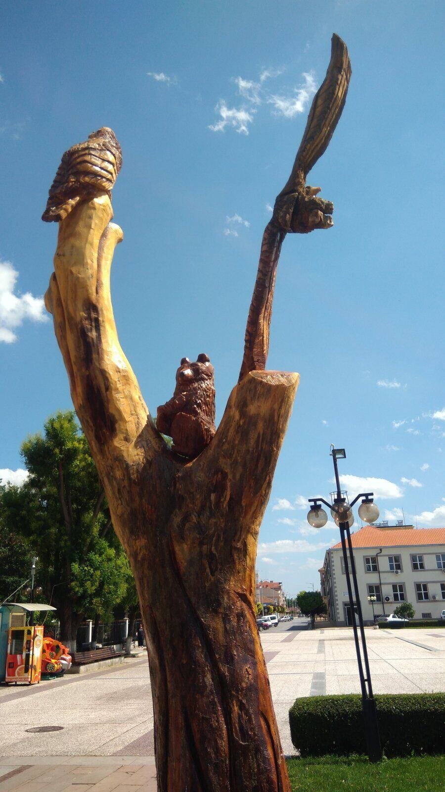 Дървена композиция - Нова Загора