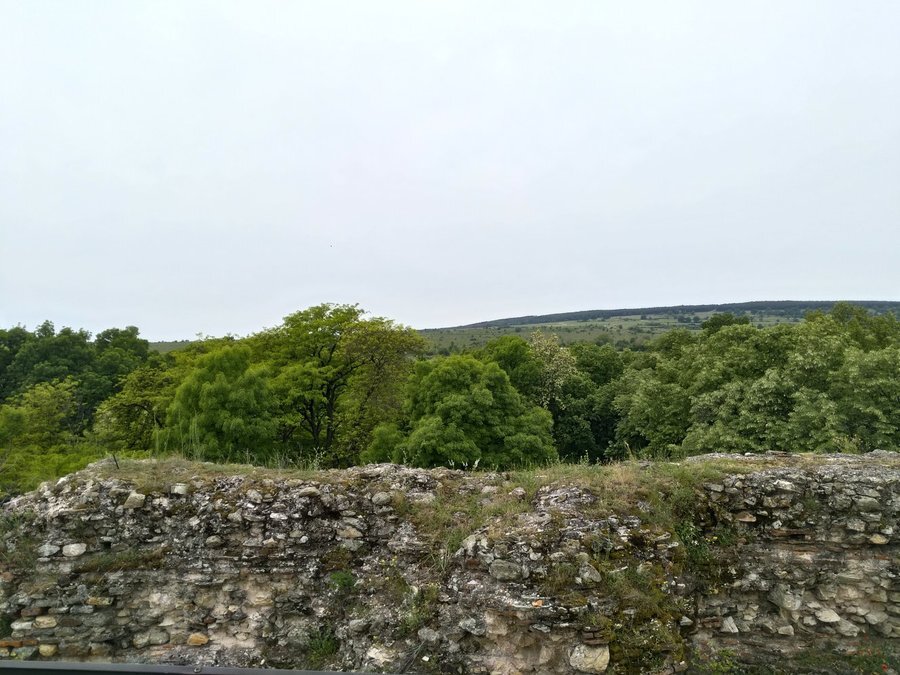 Южната крепостната стена и "Камилите" - Хисаря