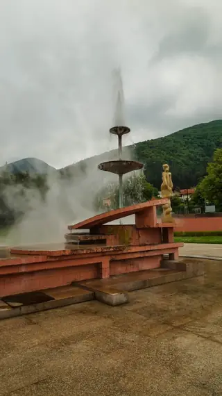 Гейзерът в Сапарева баня — Сапарева баня