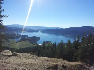 Панорама язовир Доспат — Доспат