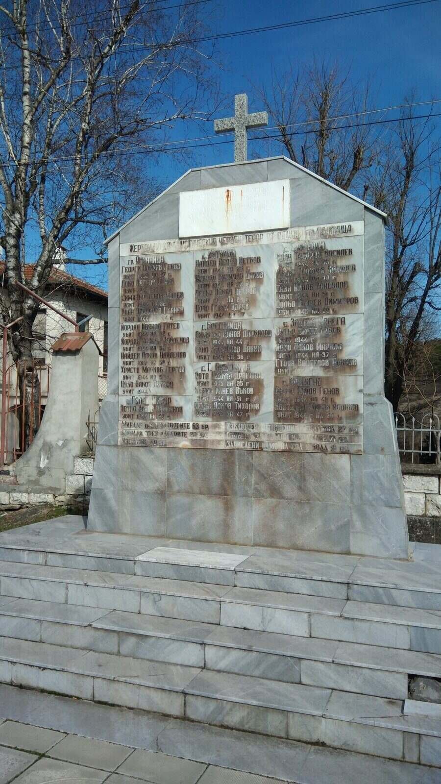 Паметник на жертвите на комунистическия терор в България - Ябланица