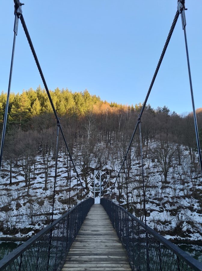 Въжен мост - яз. Пасарел