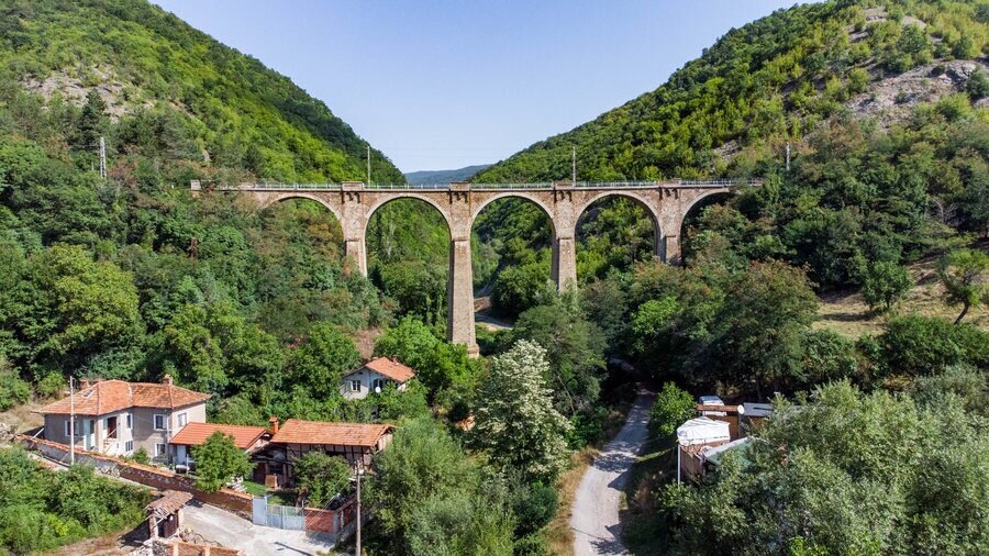 Железопътен мост - с.Буново