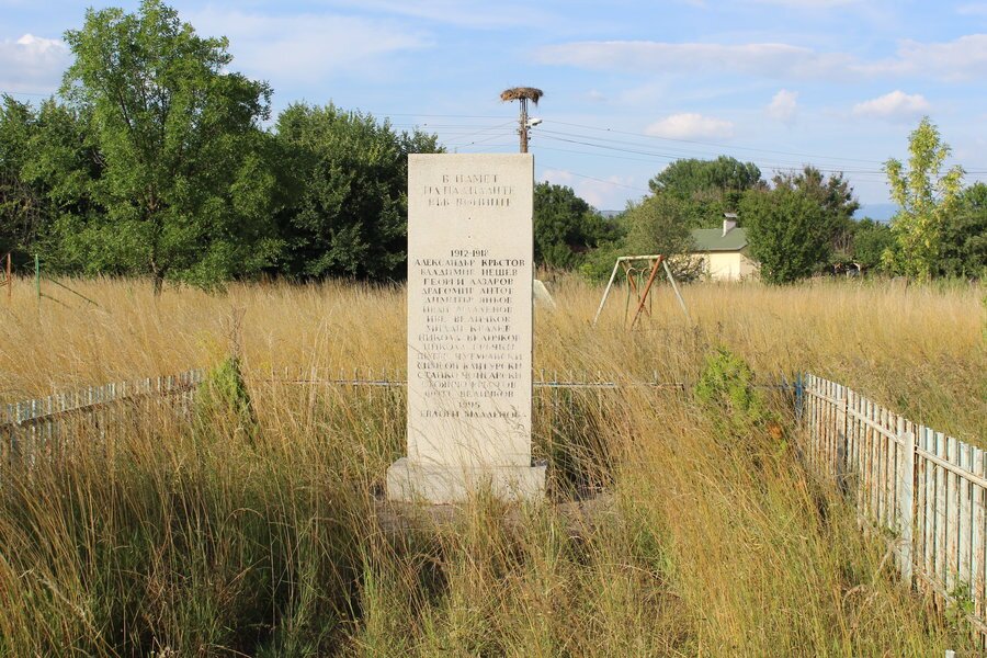 Паметник на загиналите във войните 1912-1918 и 1945 - Бобораци