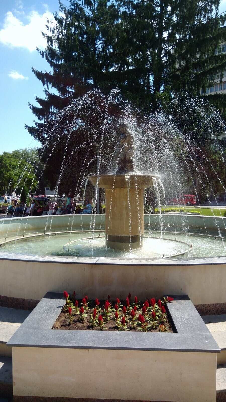 Фонтана с момченцата - Разград