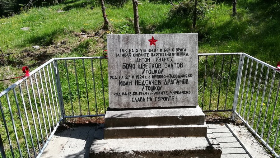 Паметник на партизаните от Отряд "Антон Иванов"