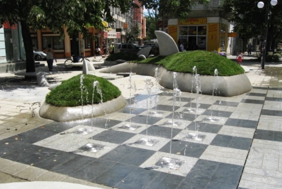 Сухи фонтани "Делфини" - Бургас