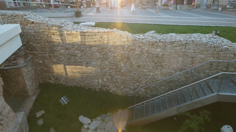 Част от крепостната система на Филипопол - Пловдив